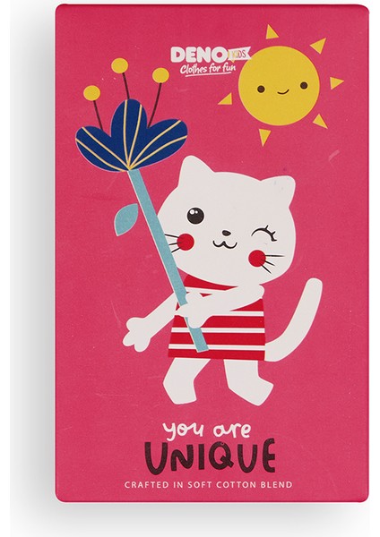 Renkli Kediler Kız Çocuk 3'lü Kutulu Çorap fırsatları