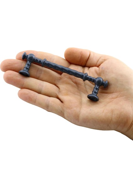 Mobilya Mutfak Dolabı Çekmece Dolap Kapak Kulpu Kulbu Antrasit (96 Mm-9.6 Cm) Metal Kulpları modelleri