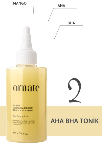 Yağlı Ciltler Için Aha Bha Içeren Arındırıcı, Temizleyici 2'li Set modelleri