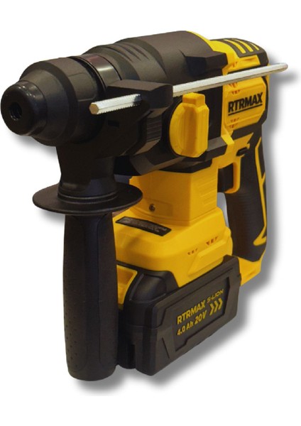 Rtrmax RTS5040 Akülü Pnömati̇k Kirici-Deli̇ci̇ Kömürsüz 1.8j 20MM 2x4 Ah Akü S-Lion