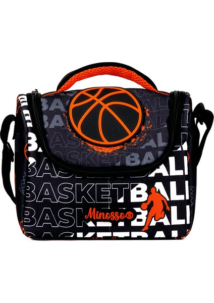 Basketbol Desenli Erkek Çocuk Thermo Beslenme Çantası 3010