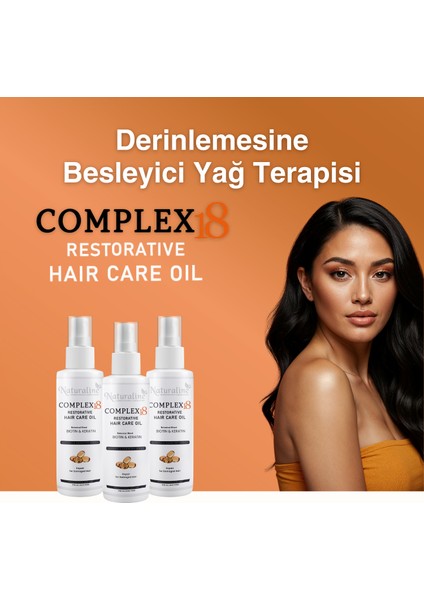 Complex 18 Bitkisel Yağlı Saç Bakım Yağı 100 ml fiyatları