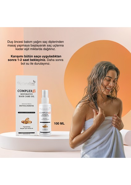 Complex 18 Bitkisel Yağlı Saç Bakım Yağı 100 ml indirimleri