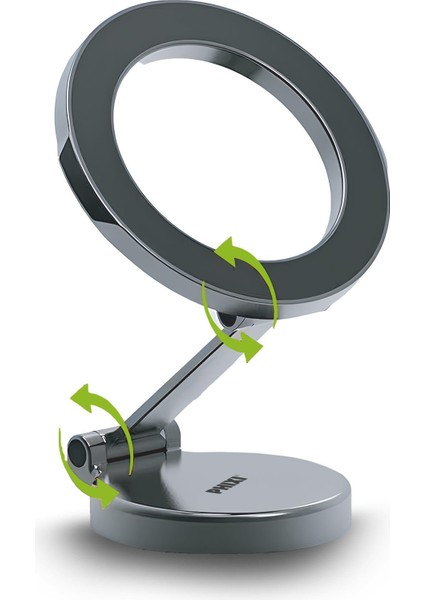 Force CH20 1080 Ayarlanabilen Yapışkanlı Manyetik Magsafe Araç Tutucu - Telefon Tutucu