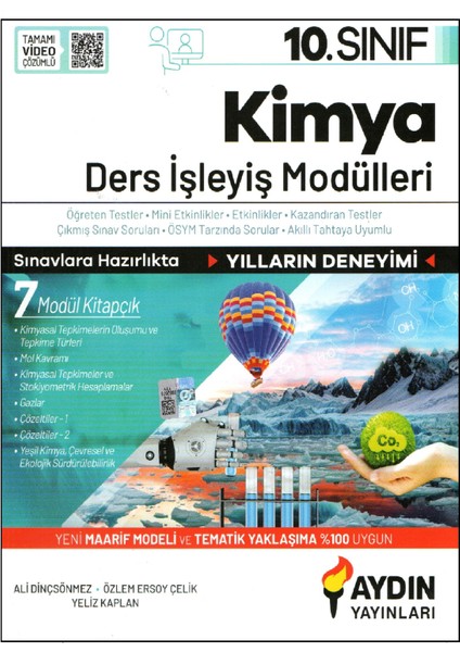 Aydın 10. Sınıf Kimya Ders Işleyiş Modülleri