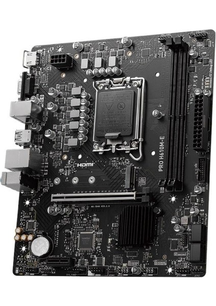 Msı Pro H610M-E Ddr5 Intel H610 Soket 1700 5600MHZ(OC) M.2 Anakart fırsatları