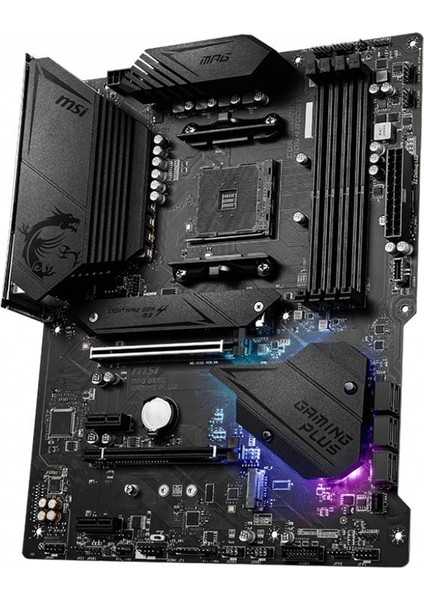Msı Mpg B550 Gamıng Plus Amd B550 Soket Am4 Ddr4 4400(OC) M.2 Anakart
