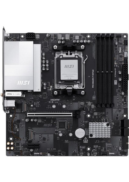 Msı Pro B840M-P WIFI6E Amd B840 Soket Am5 Ddr5 8000MHZ(OC) M.2 Anakart fiyatları