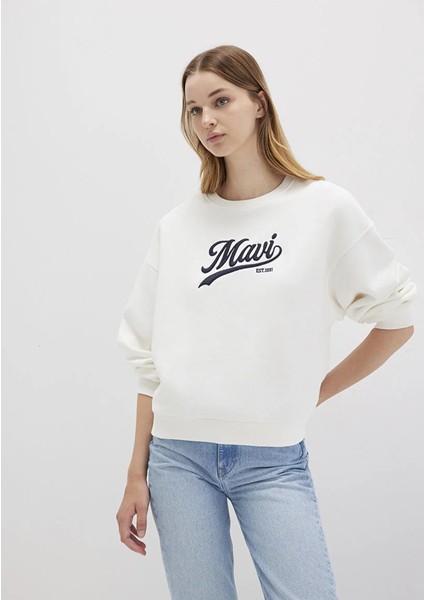 Kadın Ekru M1S10419-80194 Sweatshirt modelleri