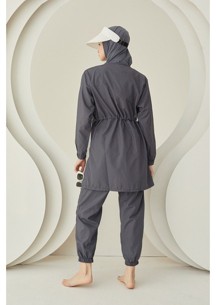 Antrasit Modern Tesettür Mayo modelleri