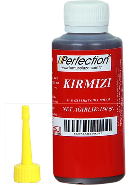 Chef Sıvı Su Bazlı Likit Gıda Boyası Kırmızı 150 Gr.