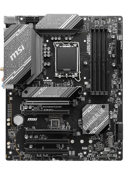 Msı B760 Gamıng Plus Wıfı Intel B760 Ddr5 6800MHZ (Oc) M.2 Anakart modelleri