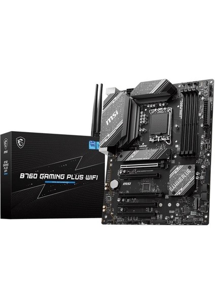 Msı B760 Gamıng Plus Wıfı Intel B760 Ddr5 6800MHZ (Oc) M.2 Anakart fırsatları