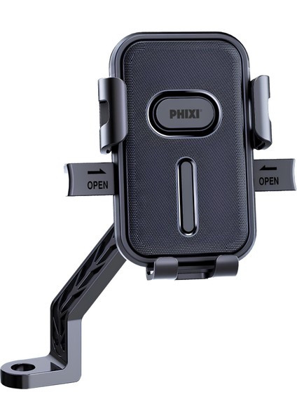 Force CH61 Dikiz Ayna Baglantili Otomatik Motosiklet ve Bisiklet Telefon Tutucu