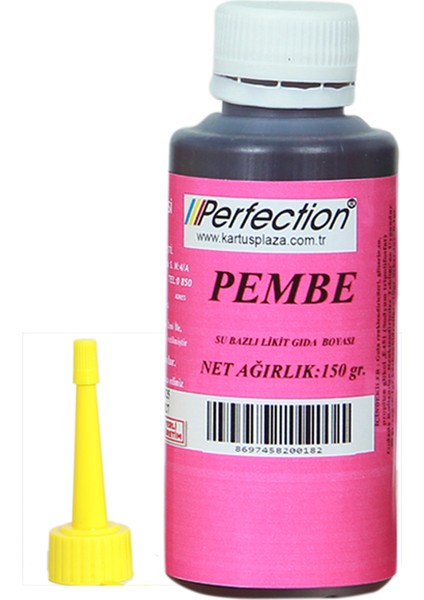 Chef Sıvı Su Bazlı Likit Gıda Boyası Pembe 150 gr.