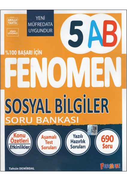 Fenomen 5.sınıf 5AB Sosyal Bilgileri Soru Bankası