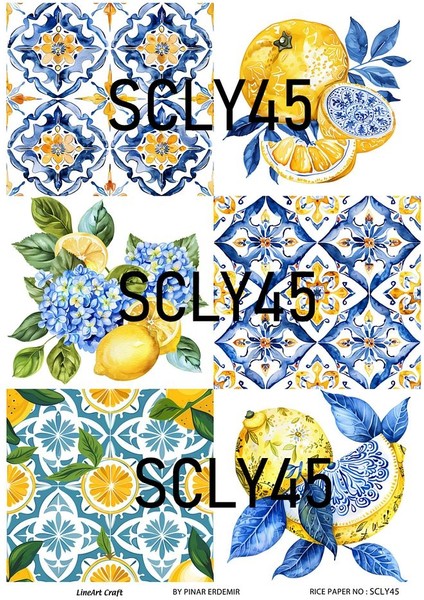 Sicilian Serisi SCLY45 Pirinç Dekopaj 30*42 cm