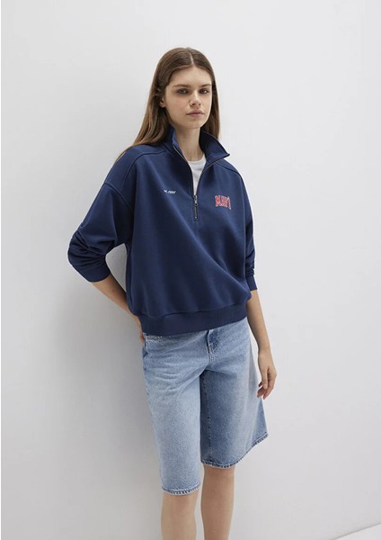 Kadın Lacivert M1S10373-70488 Sweatshirt fırsatları