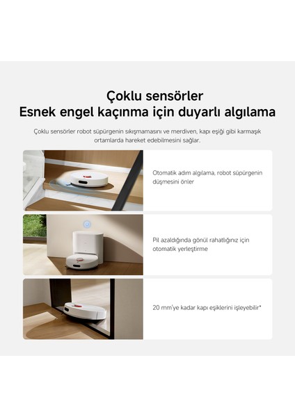 Robot Vacuum H40 Akıllı Robot Süpürge + Mop 10000PA (Xiaomi Türkiye Garantili) indirimleri