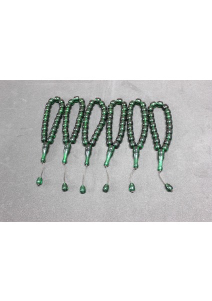 Efe Model Akrilik Monomer 6'lı Maskot Şakşak Tesbih | Hediyelik Aksesuar | Yeşil modelleri