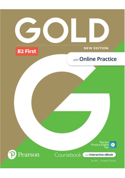Gold B2 First Coursebook And Interactive Ebook With Online Practice-Pearson Elt