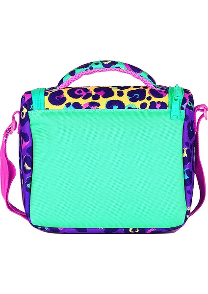 Renkli Leopar Desenli Kız Çocuk Thermo Beslenme Çantası 3002 modelleri