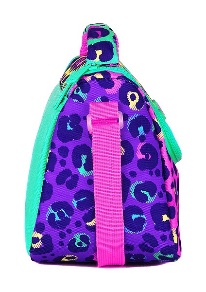 Renkli Leopar Desenli Kız Çocuk Thermo Beslenme Çantası 3002