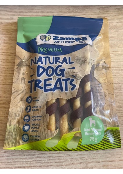 Köpek Ödül Maması, Kuzu Parçacıklı Muchy Çubukları - 75G