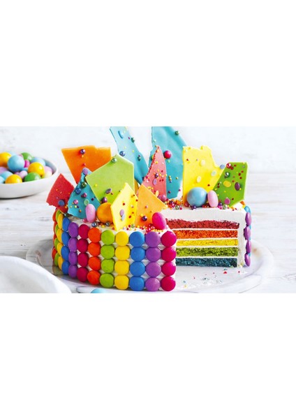 Chef 5'li Sıvı Su Bazlı Likit Gıda Boyası Pembe Sarı Kırmızı Mavi Yeşil 5 x 30 gr. fırsatları