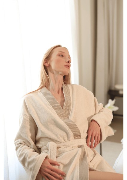 Travertine Kadın Bornoz L/xl Bej modelleri