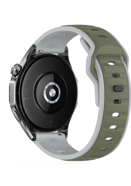 Huawei Watch Gt5 Pro 46MM Ile Uyumlu Çift Renkli Spor Silikon Kordon Nefes Alabilir Konforlu fiyatları