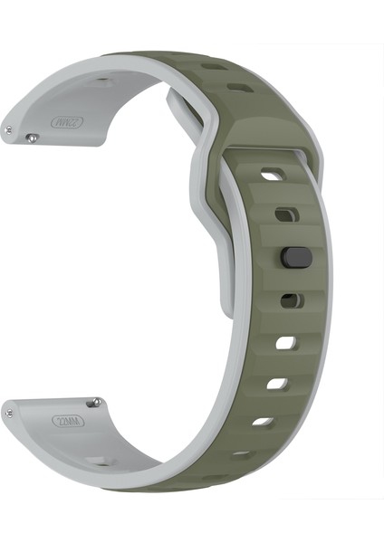 Huawei Watch Gt5 Pro 46MM Ile Uyumlu Çift Renkli Spor Silikon Kordon Nefes Alabilir Konforlu fırsatları