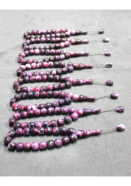 Efe Model Akrilik Monomer 8'li Maskot Şakşak Tesbih | Hediyelik Aksesuar | Mor indirimleri