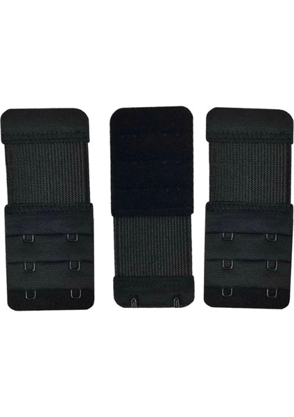 3 Adet Kadın Lastikli Sütyen Uzatma Kopçası Agraf/ek Aparatı