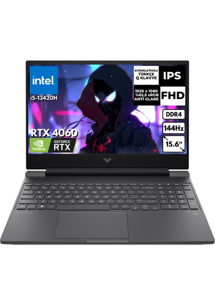 Victus 15-FA2704NT I5-13420H 16 GB 1 Tbssd 6gb RTX3050 15.6" 144Hz Fhd Windows 11 Home Taşınabilir Bilgisayar B7TG9EAAT18