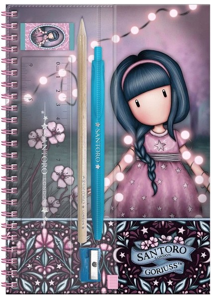 Santoro Gorjuss Fairy Dusk A5 Defter ve Kırtasiye Seti 1344GJ01 indirimleri