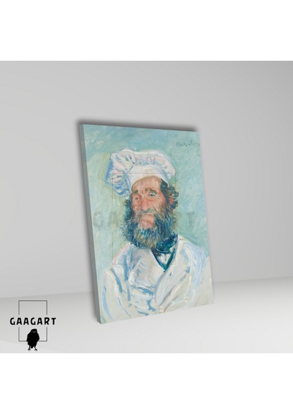 Tekli Dikey Kanvas Tablo Ünlü Eserler Claude Monet Der Koch Monsieur Paul fiyatları
