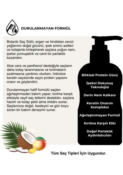 Botanik Saç Sütü Besleyici & Onarıcı 200 ml fırsatları