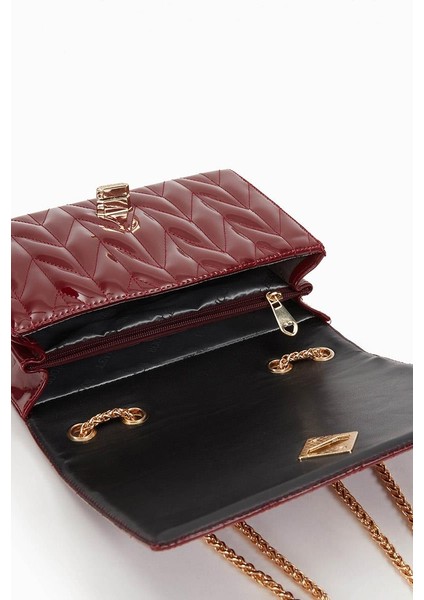 Bordo Rugan Kadın Omuz Çantası 930075 Çanta