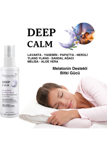 Derin Uyku Spreyi – Lavanta & Ylang Ylang Aromaterapi Destekli Yastık Spreyi 100 ml modelleri