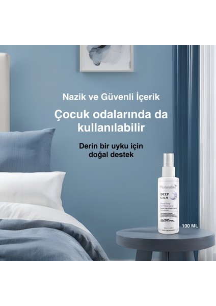 Derin Uyku Spreyi – Lavanta & Ylang Ylang Aromaterapi Destekli Yastık Spreyi 100 ml indirimleri