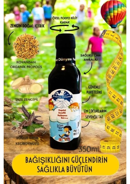 Propolisli Keçiboynuzu Özü Çocuk Pekmezi – Doğal Içerikli Besleyici Pekmez