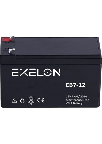 12V 7AH Agm Kuru Tip Akü 2025 Üretim