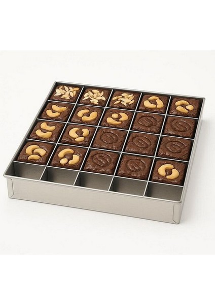 Narkalıp Brownie Kek Kalıbı Çap 20 x 20CM 36 Dilim fiyatları