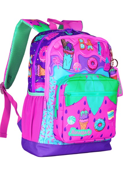 Dondurma Desenli Kız Çocuk İlkokul 3'lü Çanta Seti MINOSSOSET1003 modelleri