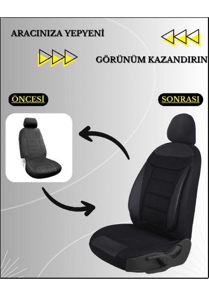 Dacia Duster 1995-2025 Uyumlu Özel Tasarım Oto Koltuk Kılıfı Seti Flex S
