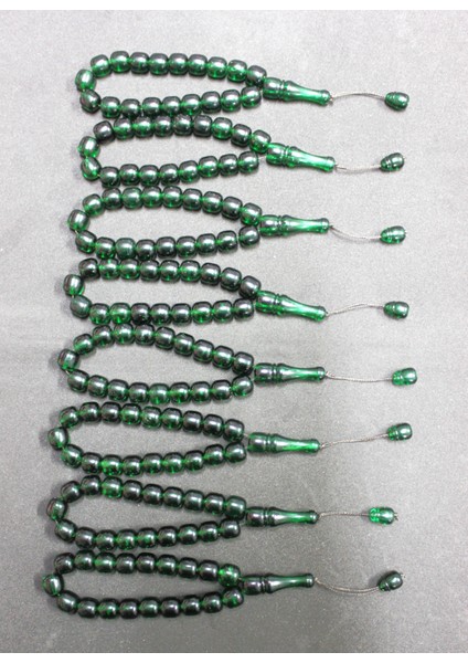 Efe Model Akrilik Monomer 8'li Maskot Şakşak Tesbih | Hediyelik Aksesuar | Yeşil