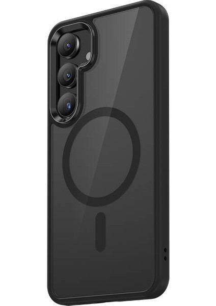 Galaxy S25 Plus Kılıf M-Safe Şarj Uyumlu Şeffaf Arka Yüzey Benks Magclap Tpu Çerçeve Kapak Siyah fiyatları