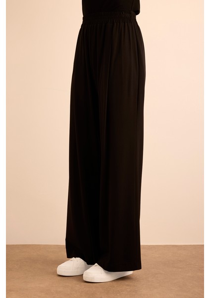 Beli Lastikli Örme Bol Pantolon fırsatları