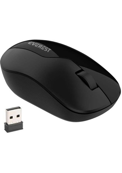 Everest SMW-973 USB Siyah 2.4ghz 1200DPI Kablosuz Optik Mouse 5 Metre Menzilli